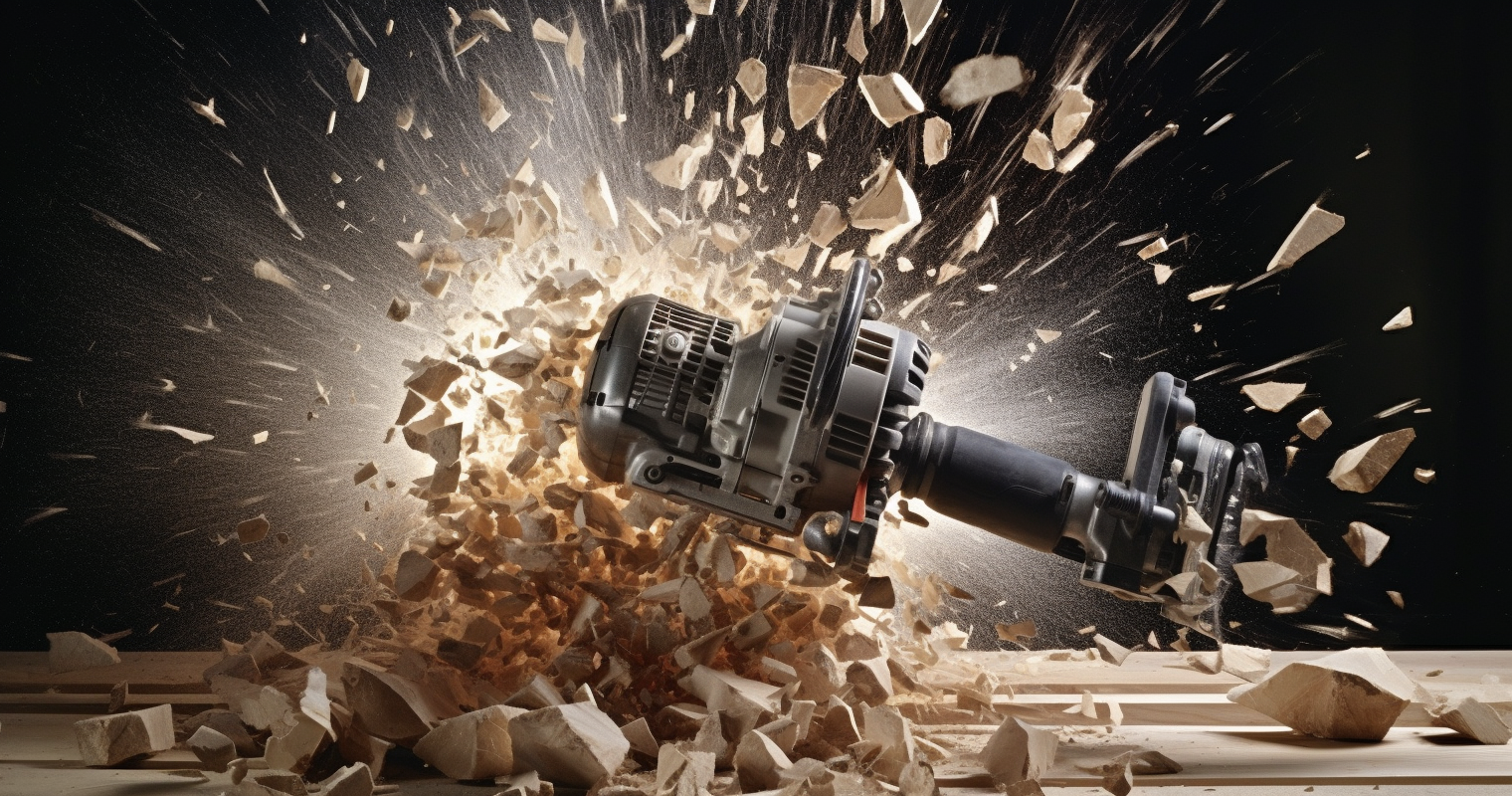 Bauer Cordless Drill in Action