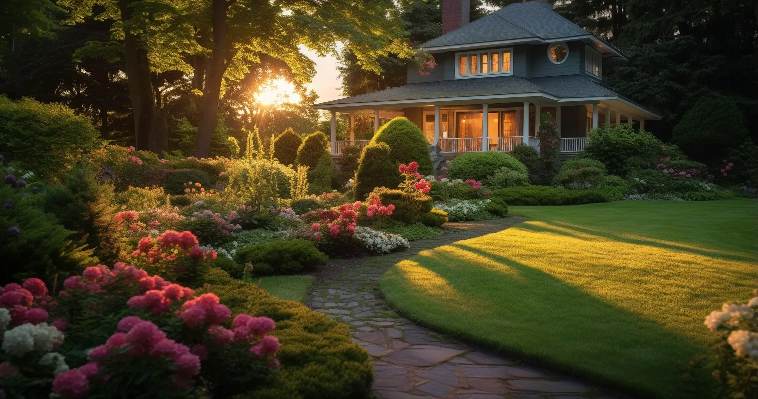 Beautiful Landscaped Garden Post-Renovation