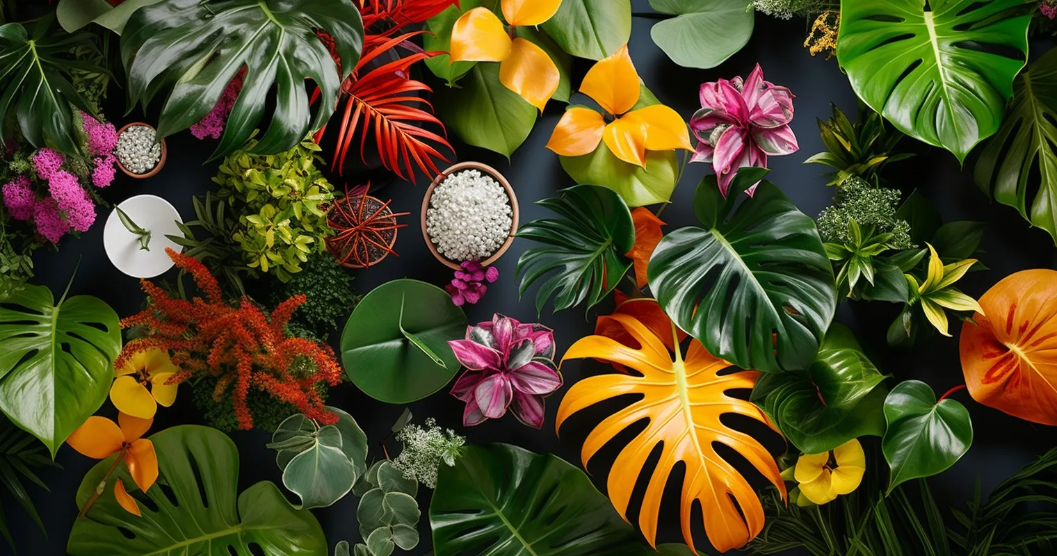 Beautiful Tropical Houseplants Collection