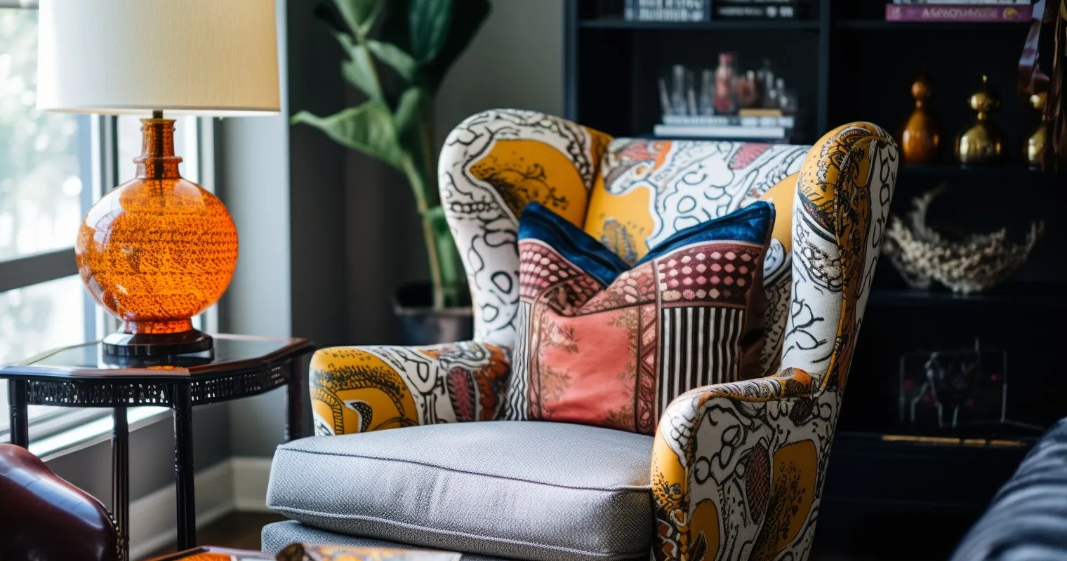 Beautifully crafted eclectic living room