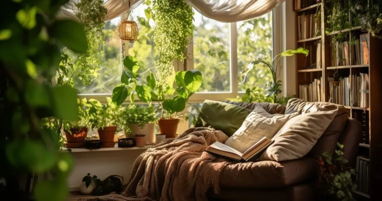 Biophilic Living Room Oasis