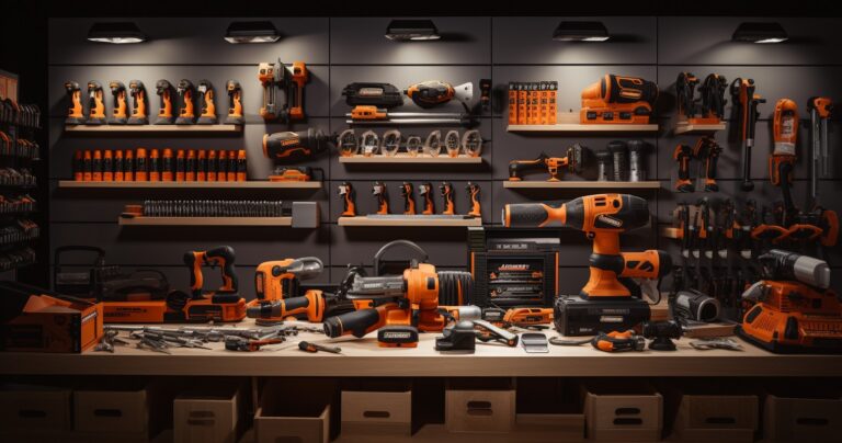 Black And Decker Power Tools On Display At A Home Improvement Store