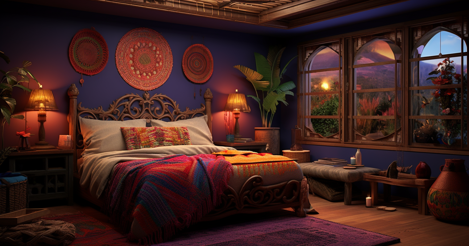 Bohemian Bedroom Redesign Portfolio