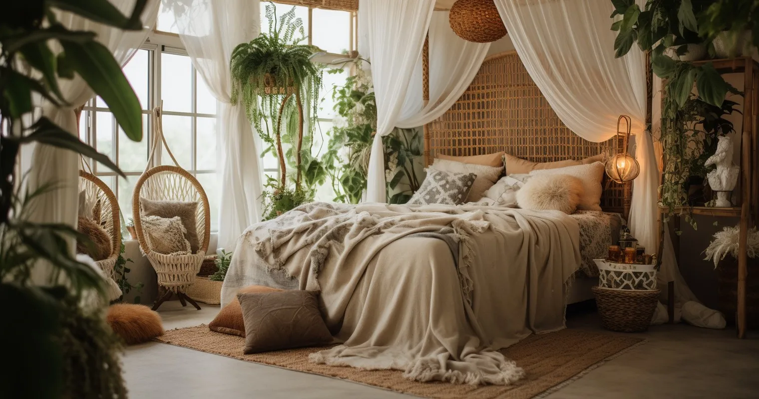 Boho-inspired outdoor