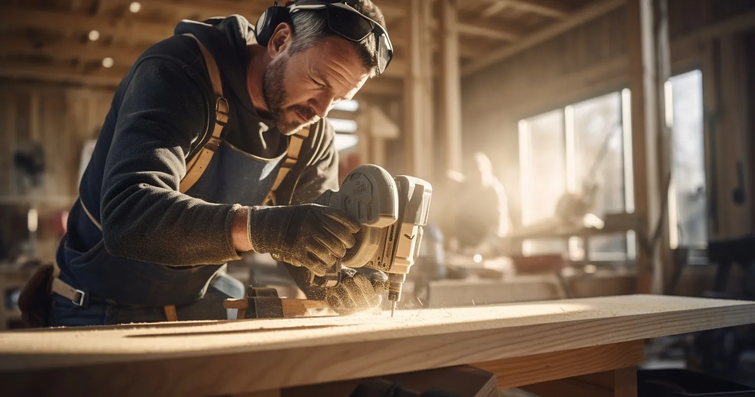 Brushless Drill in Professional Workshop