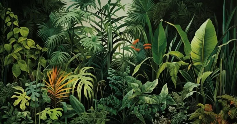 Bug-Free Houseplant in Thriving Greenery