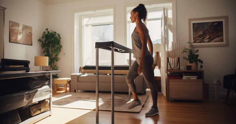 Calorie-Burning Furniture Workout