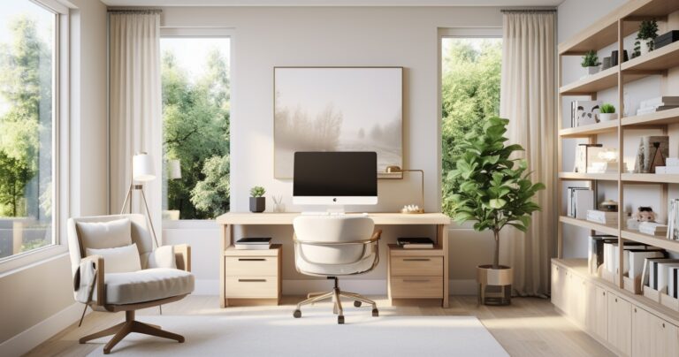 Chic Home Office Workspace