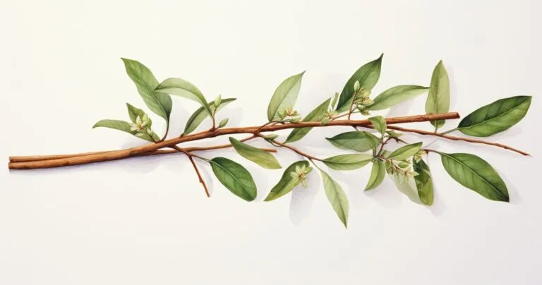 Cinnamon Plant Illustration