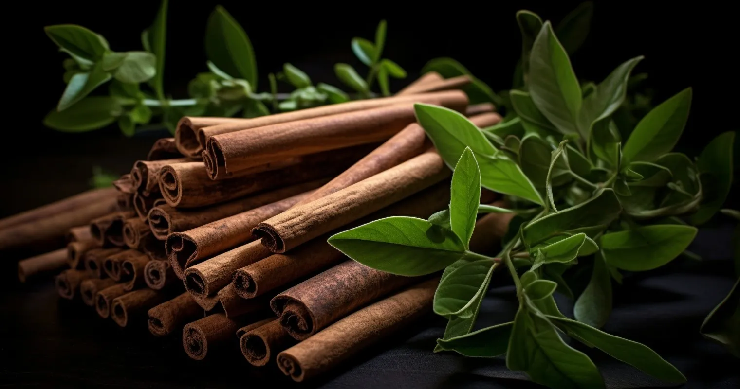 Cinnamon Sticks and Plant Cuttings