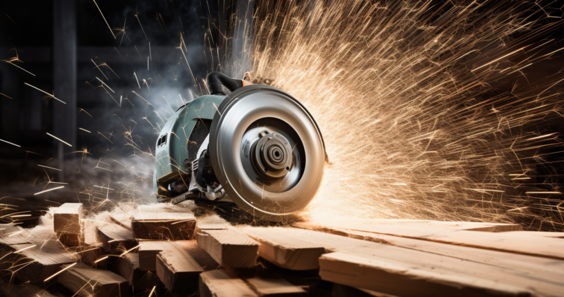 Circular Saw in Action