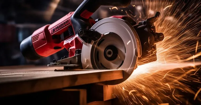 Circular Saw In Action