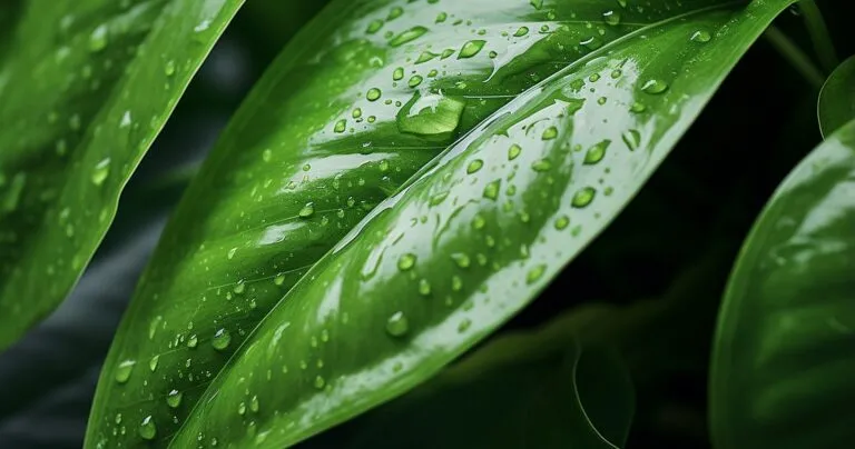 Clean Houseplant Leaves