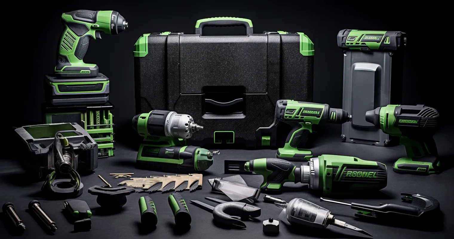 Cleaned Power Tools - Shiny, well-maintained tools
