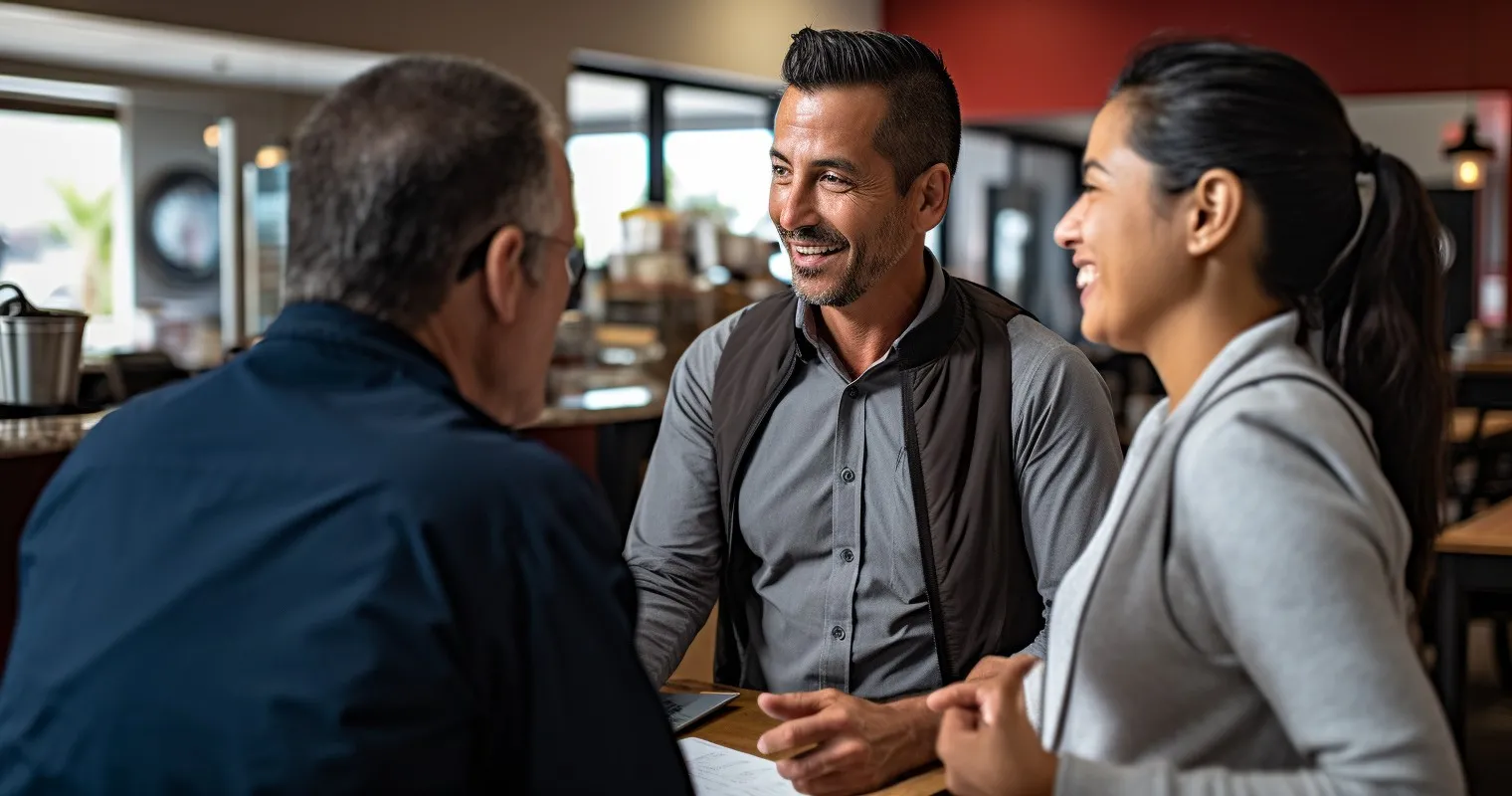 Cleaning Business Owner Engaging With Clients