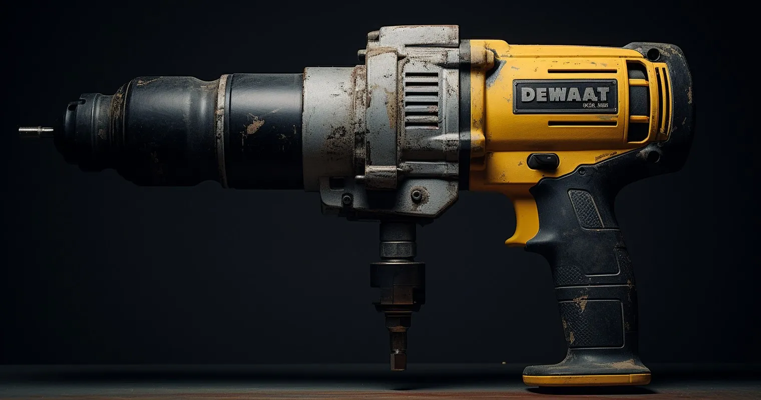 Close-up of Refurbished Power Tool