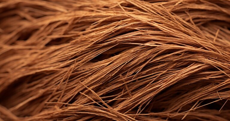 Coco Coir Texture Close-Up