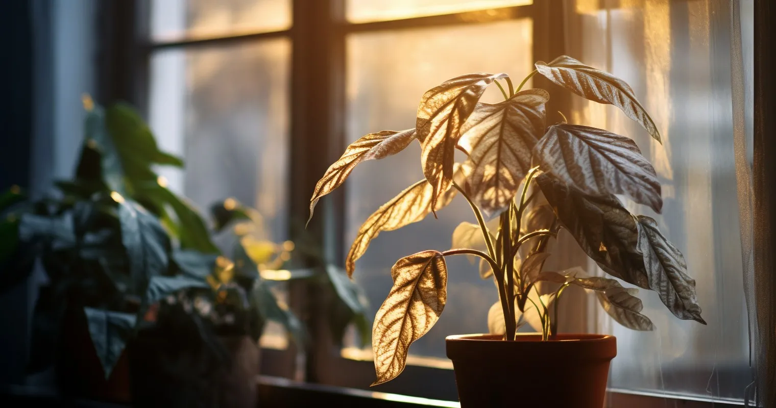 Cold-Damaged Houseplant