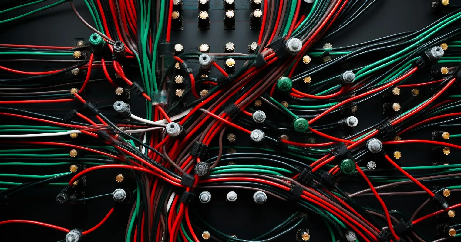 Color-Coded Wires Arrangement