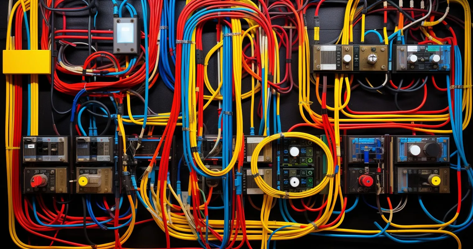 Color-Coded Wires for Easy Identification