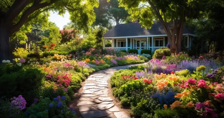 Colorful And Well-Maintained Garden