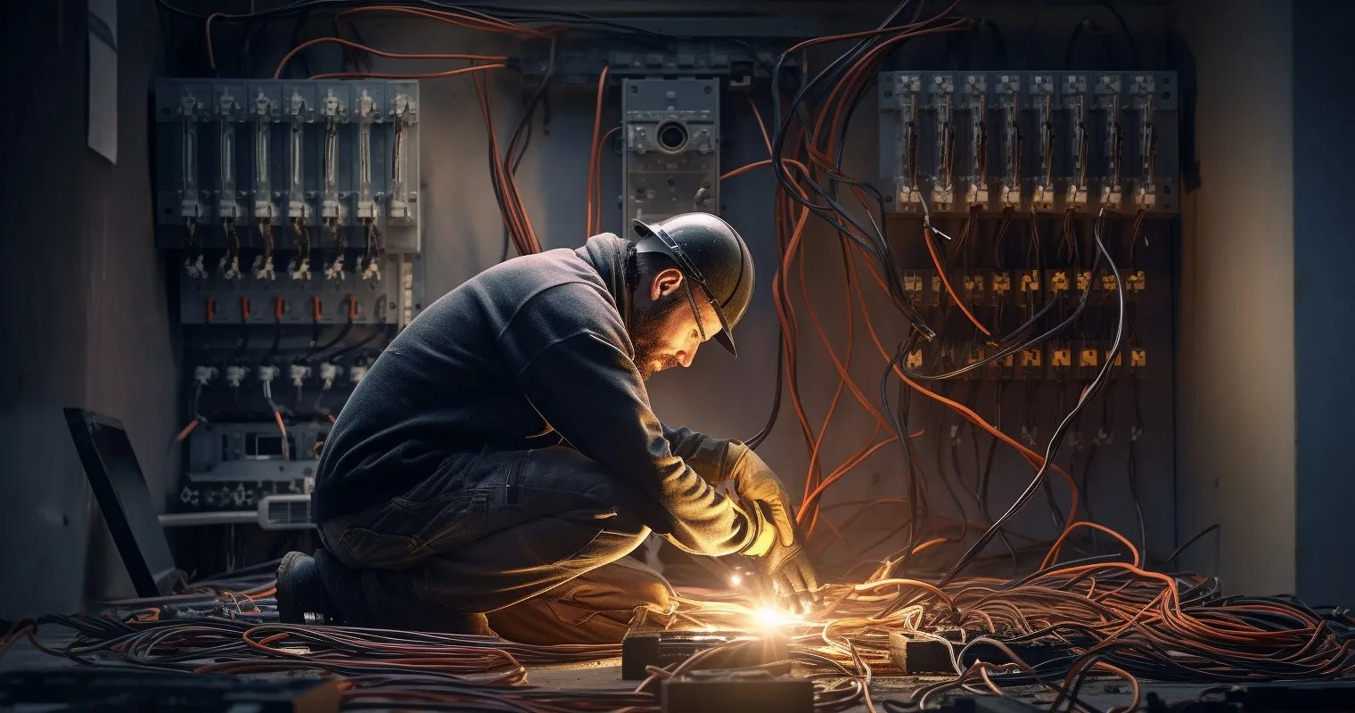 Confident Electrician