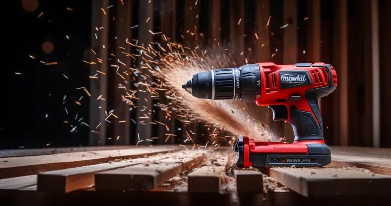 Cordless Drill in Action