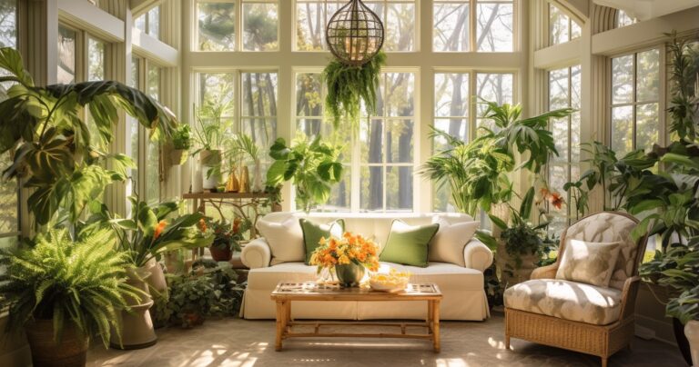 Cozy Home with Houseplants