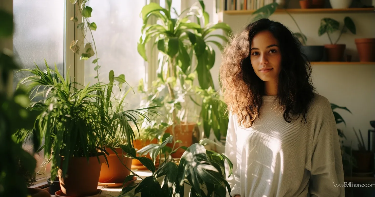 Cozy Indoor Jungle With Natural Sunlight