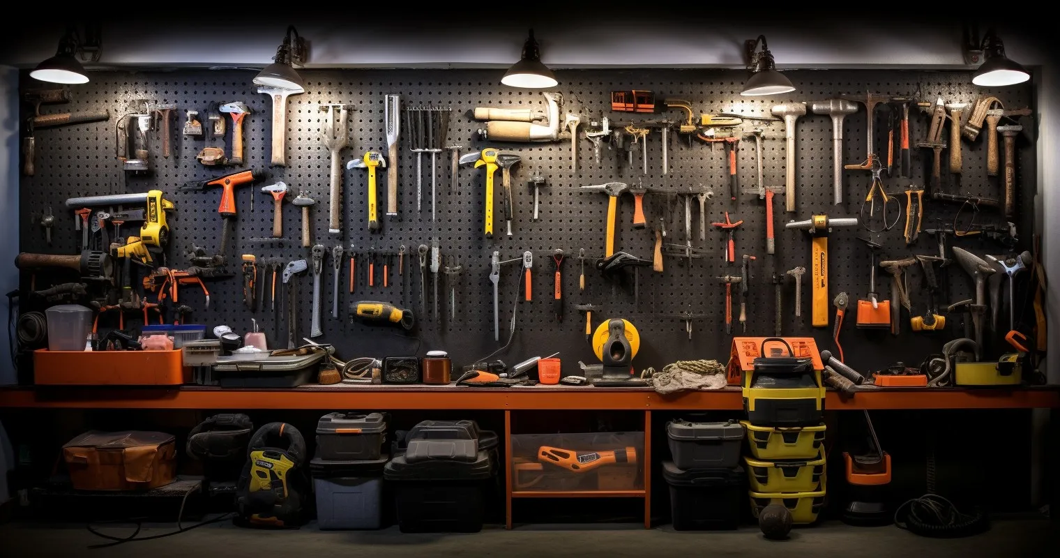 Creative Tool Display - Artistry in Organization