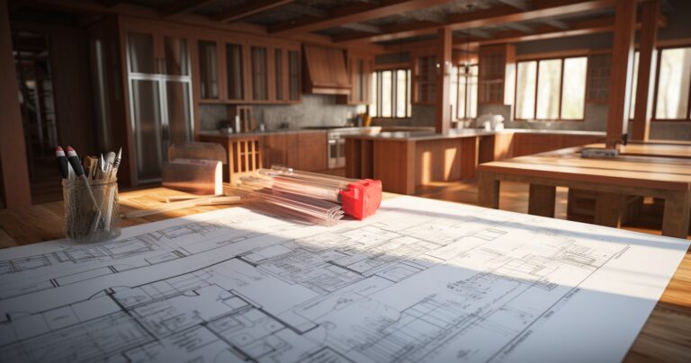 Custom Home Construction Blueprint