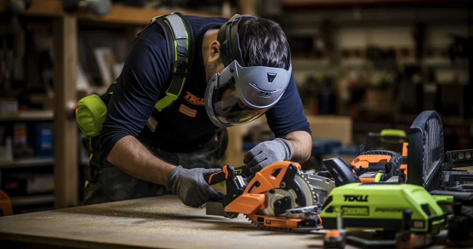 DIY Enthusiast with Ryobi Tools