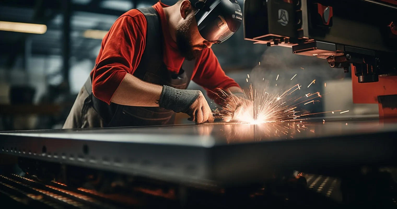DIY Master at Work Sculpting Metal