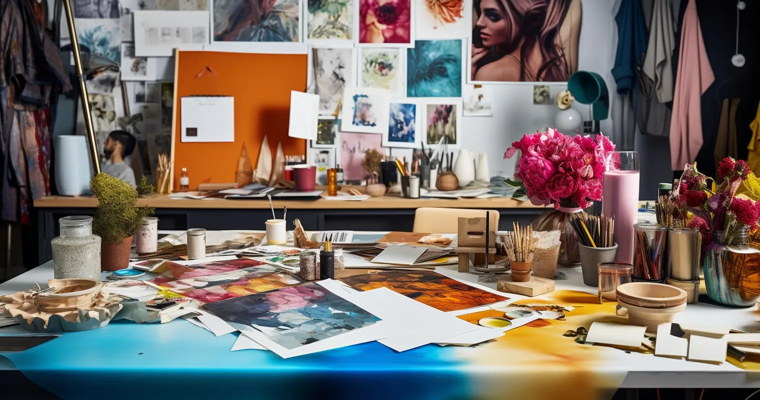 Design Studio Bursting With Creativity
