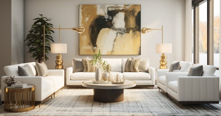 Designed modern living room