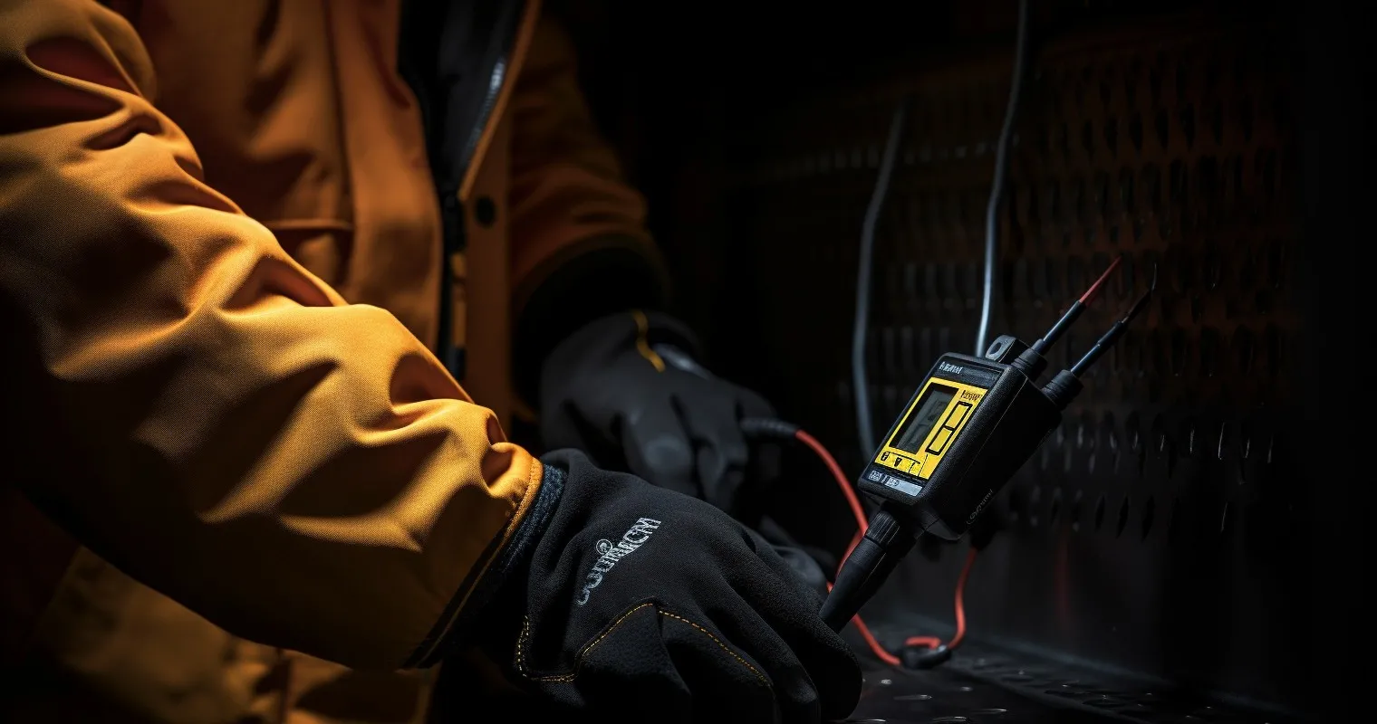 Detailed Hand Holding Non-Contact Voltage Tester
