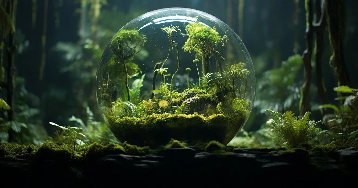 Digital Rainforest Terrarium With Avatar Vibes