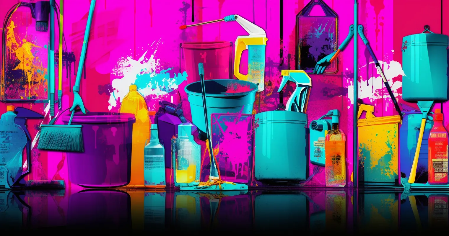 Diverse Cleaning Services Collage