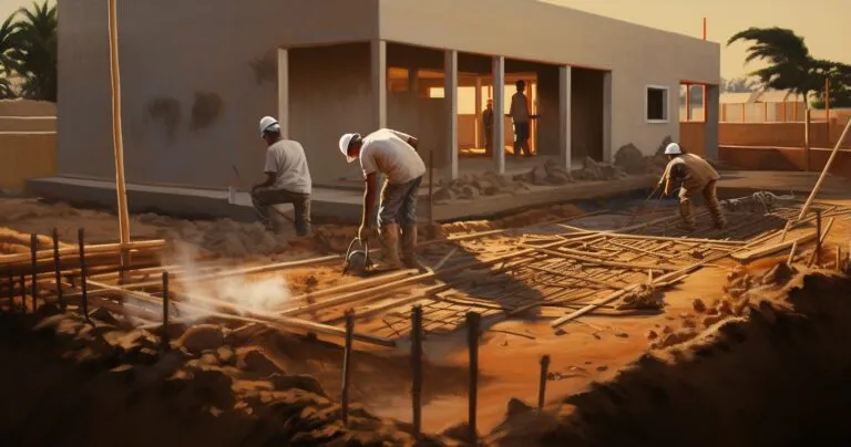 Dream Home Foundation Construction.