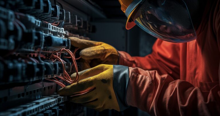 EICR Inspection Close-up