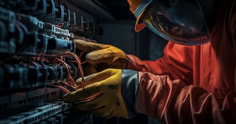 EICR Inspection Close-up