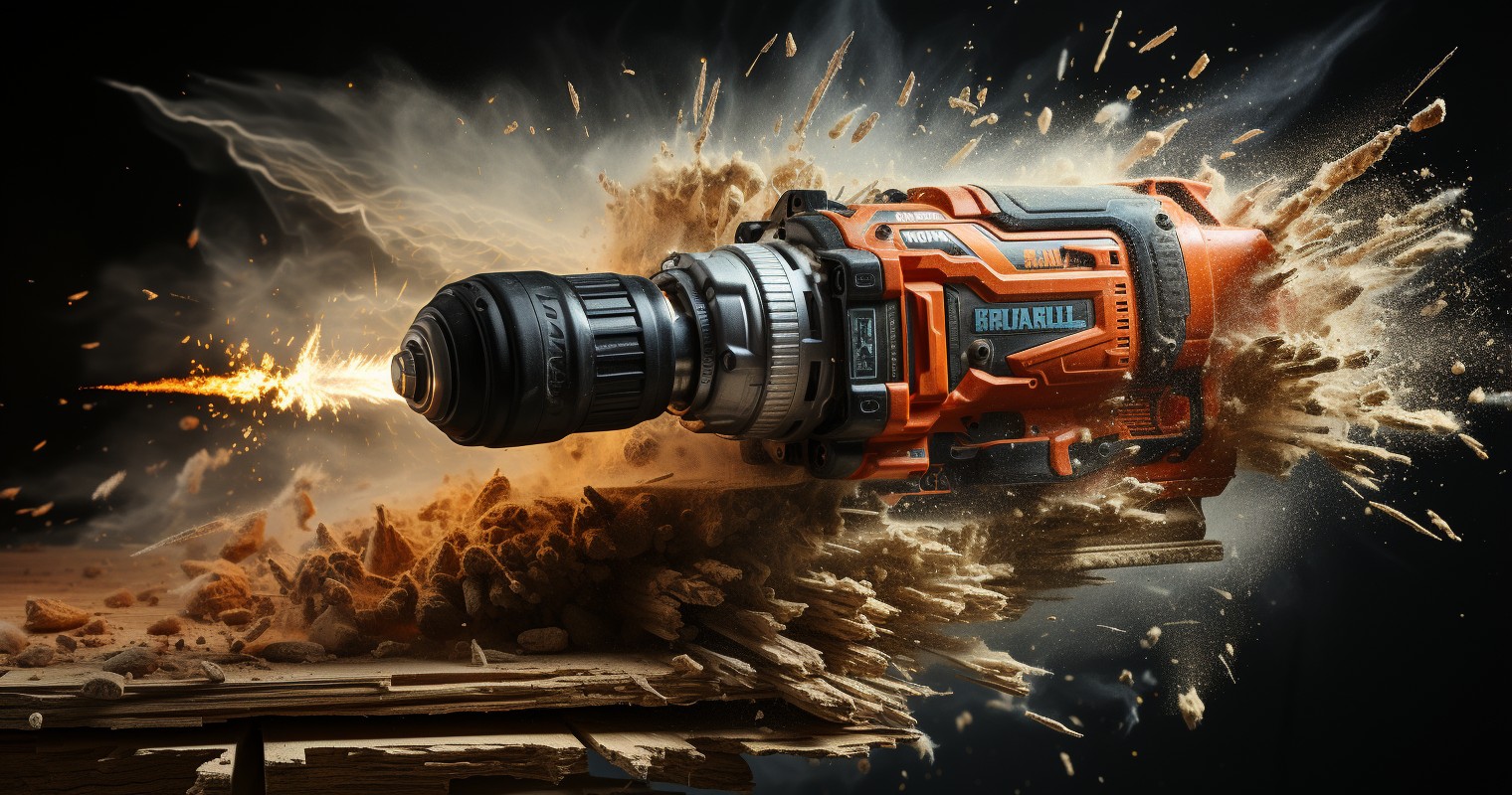 Electric Drill in Action