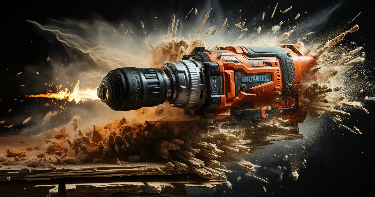 Electric Drill in Action