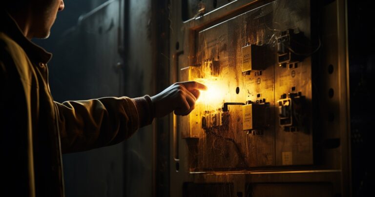 Electrical Circuit Breaker In Action