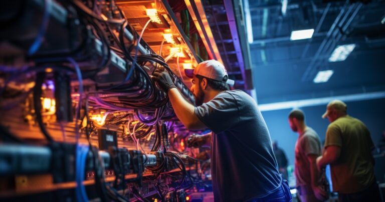 Electrical Contractors at Work