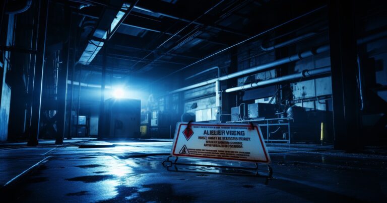 Electrical Hazard Warning Sign