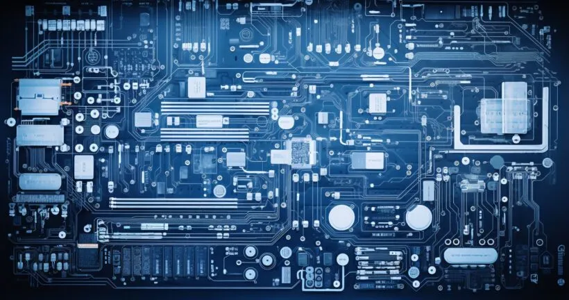 Electrical Plan Blueprint with Detailed Annotations