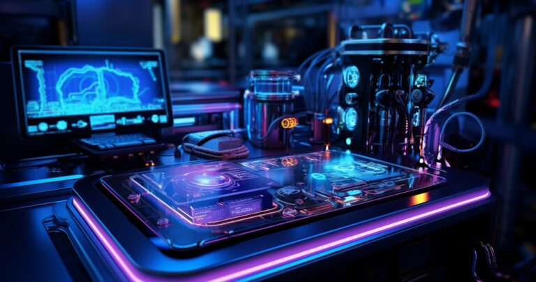 Electrical Safety Analyzer in High-Tech Lab