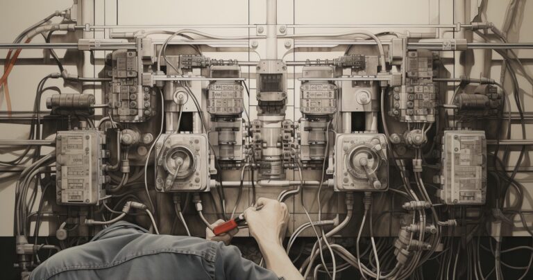 Electrical Transformer Illustration