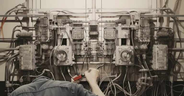 Electrical Transformer Illustration